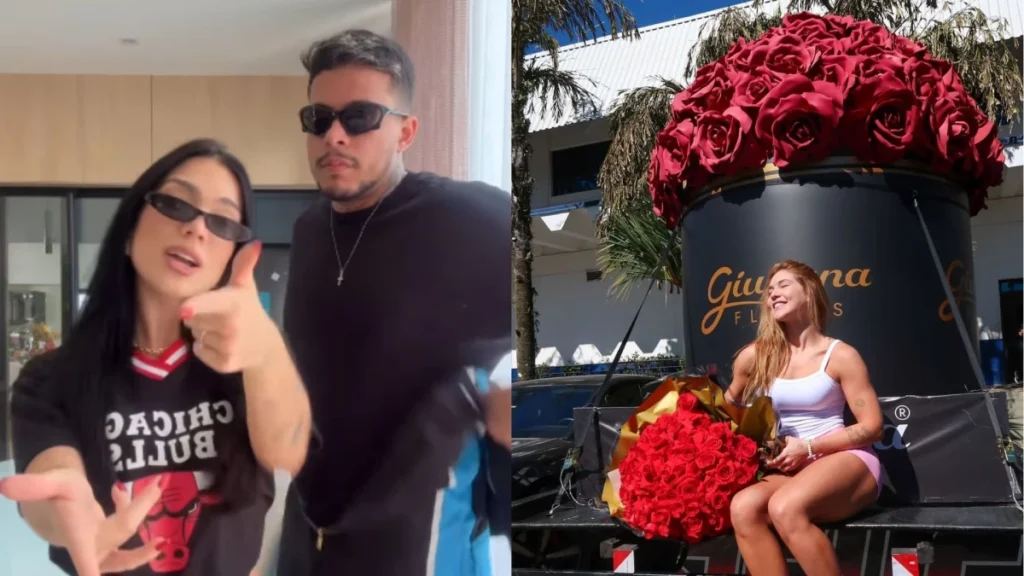 Namorada de cantor que presenteou Virginia com flores se pronuncia; veja