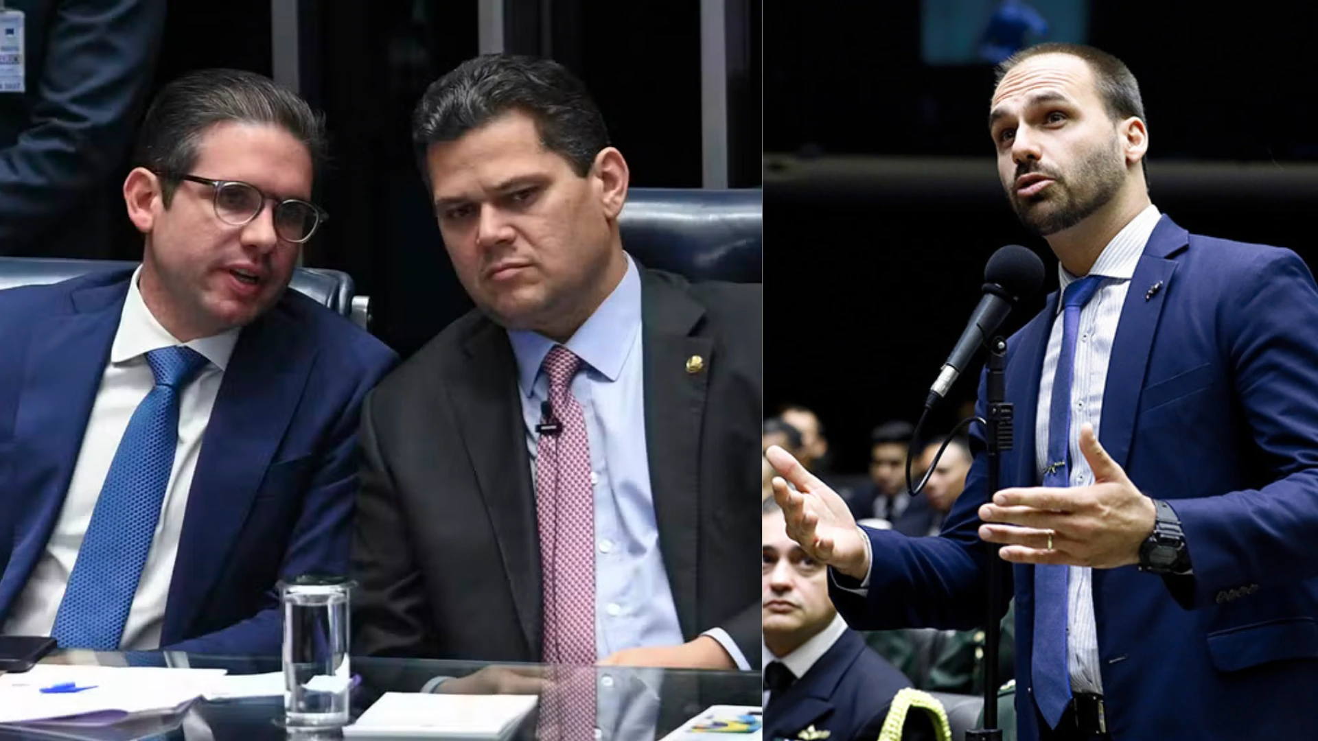 Ameaça de Eduardo Bolsonaro a Alcolumbre e Hugo Motta é “Crime Intolerável”, Diz Gleisi