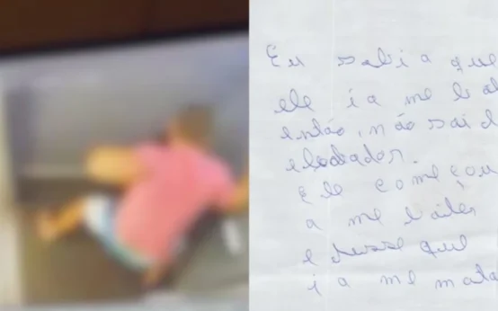 Mulher espancada com 60 socos escreveu bilhete à polícia: Ele disse que ia me matar