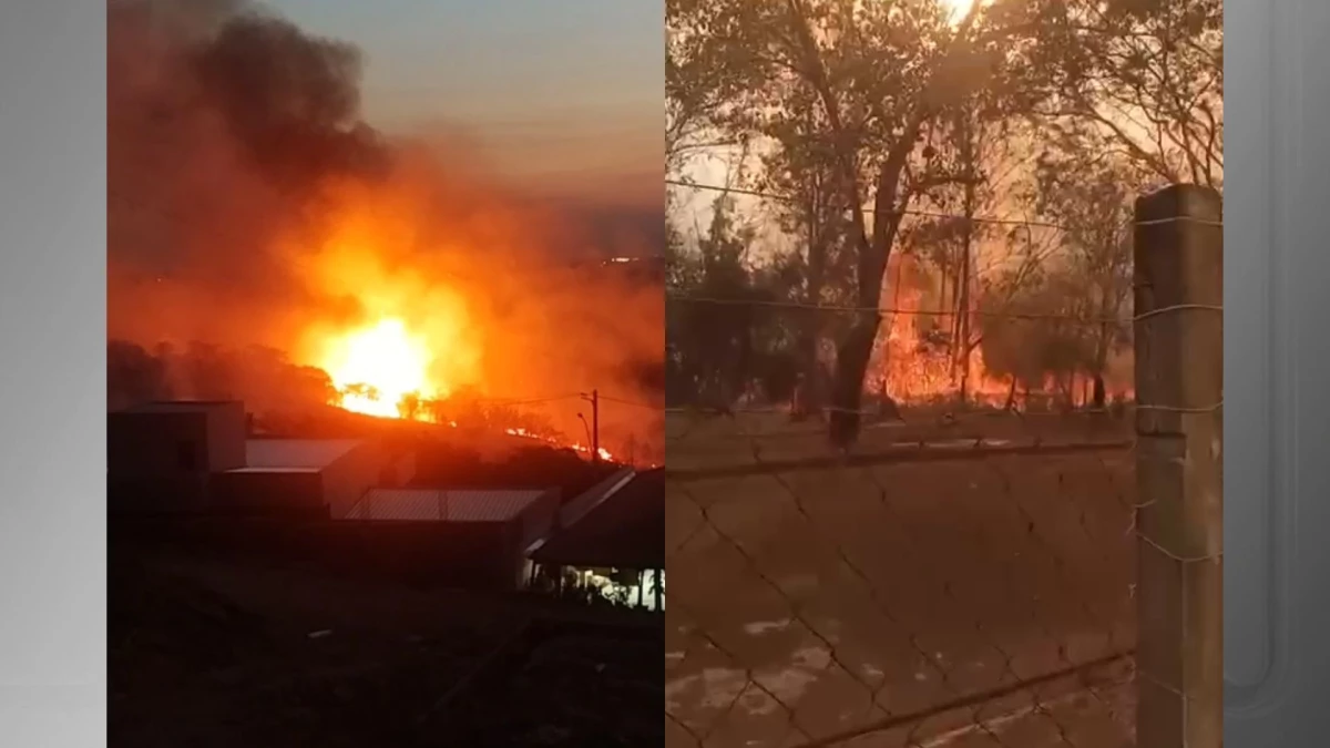 Bombeiros combatem incêndio em Zona Rural de Jaguariúna Após dois dias