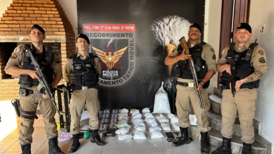 Drogas avaliadas em R$ 3 milhões são apreendidas em Bicas (MG)