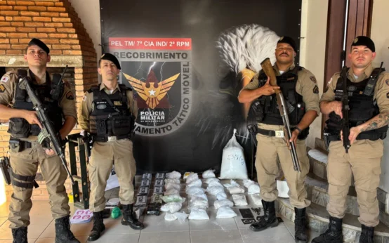 Drogas avaliadas em R$ 3 milhões são apreendidas em Bicas (MG)