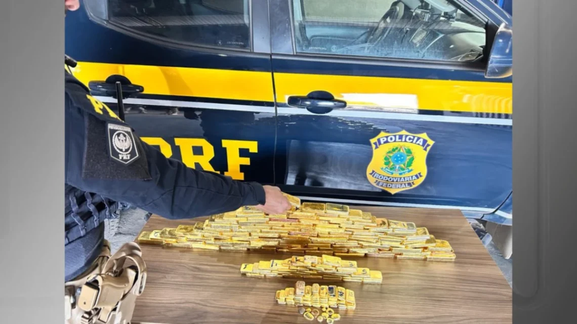 Montanha de barras de ouro é encontrada dentro de carro de família em RR