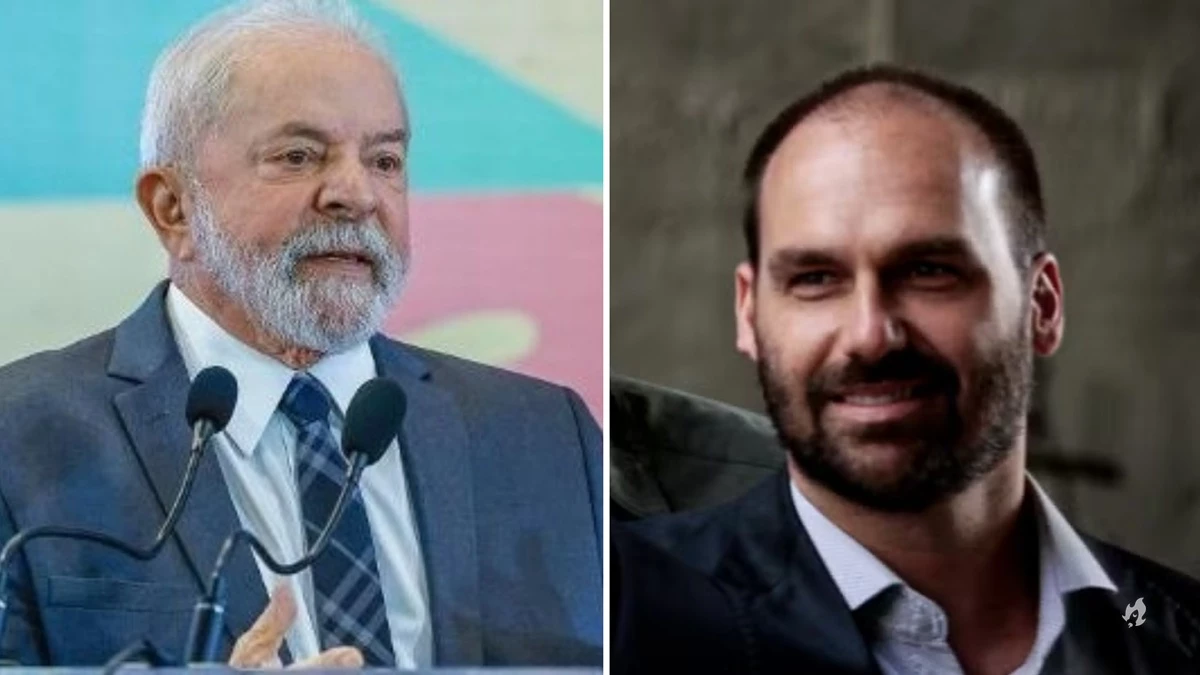 Lula acusa Eduardo Bolsonaro de agir contra o Brasil e faz duRas críticas a filho do ex-presidente: ‘Moleque’