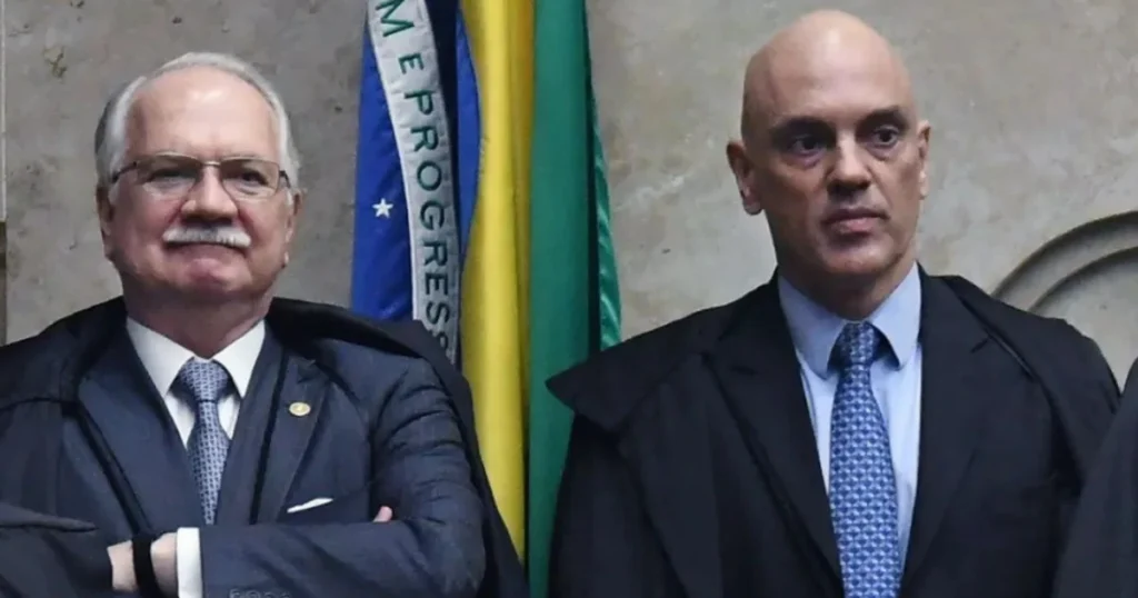 Fachin ao defender atuação no 8/1: “Moraes esteve onde precisava estar”