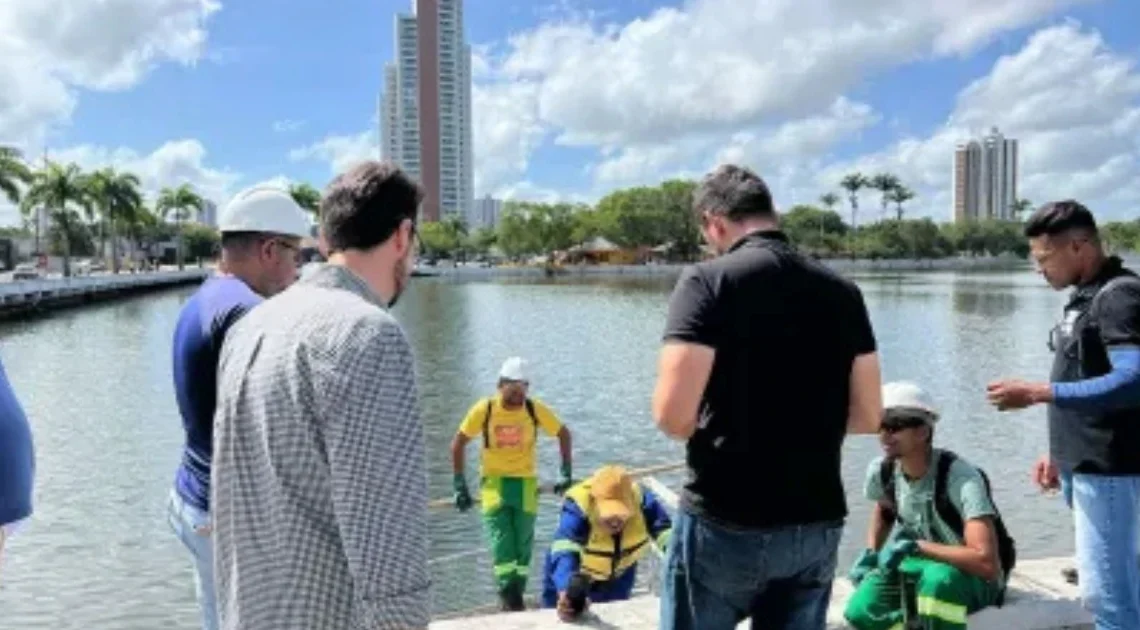 Peixes mortos são recolhidas em Campina Grande (PB) "Mais de 10 toneladas"