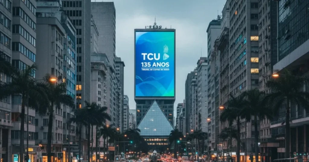 Sob pressão no caso Master, TCU exibe propaganda em “telão” na Paulista