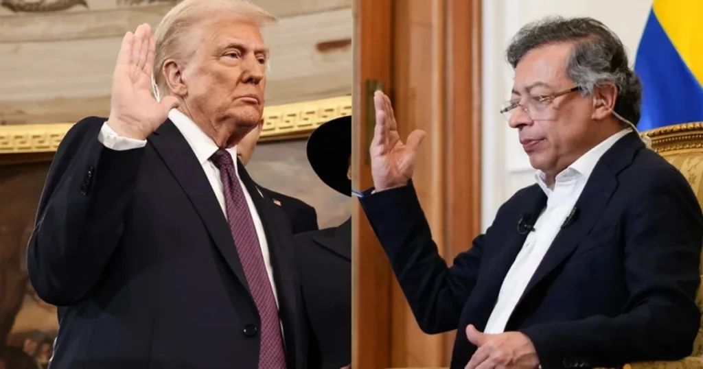 Trump anuncia encontro com presidente da Colômbia em fevereiro