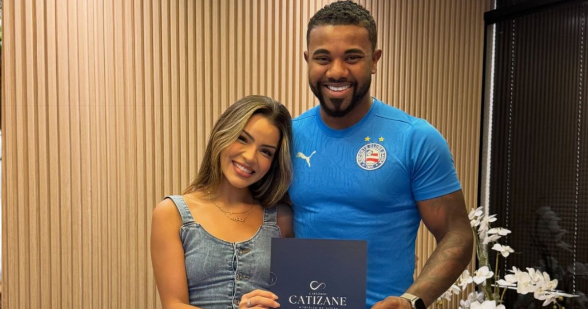Davi Brito oficializa casamento no civil com influenciadora e revela planos para grande celebração
