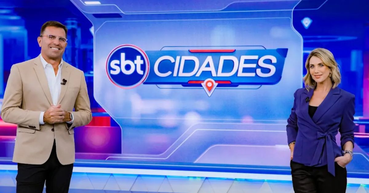 Erica Reis divide bancada com Rodrigo Bocardi no SBT Cidades e reforça nova fase do jornalismo da emissora