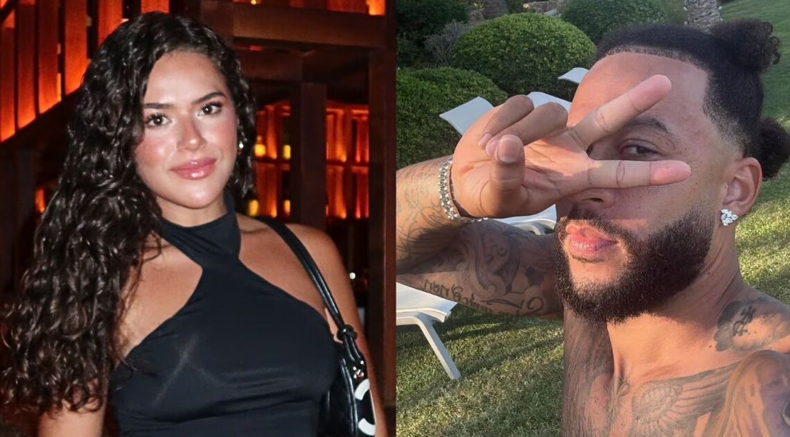 Maisa e Memphis Depay são vistos no mesmo destino na Espanha e rumores voltam a movimentar as redes sociais