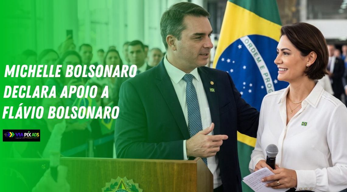 Michelle-Bolsonaro-declara-apoio-a-Flavio-e-encerra-crise-publica-antes-da-campanha-presidencial