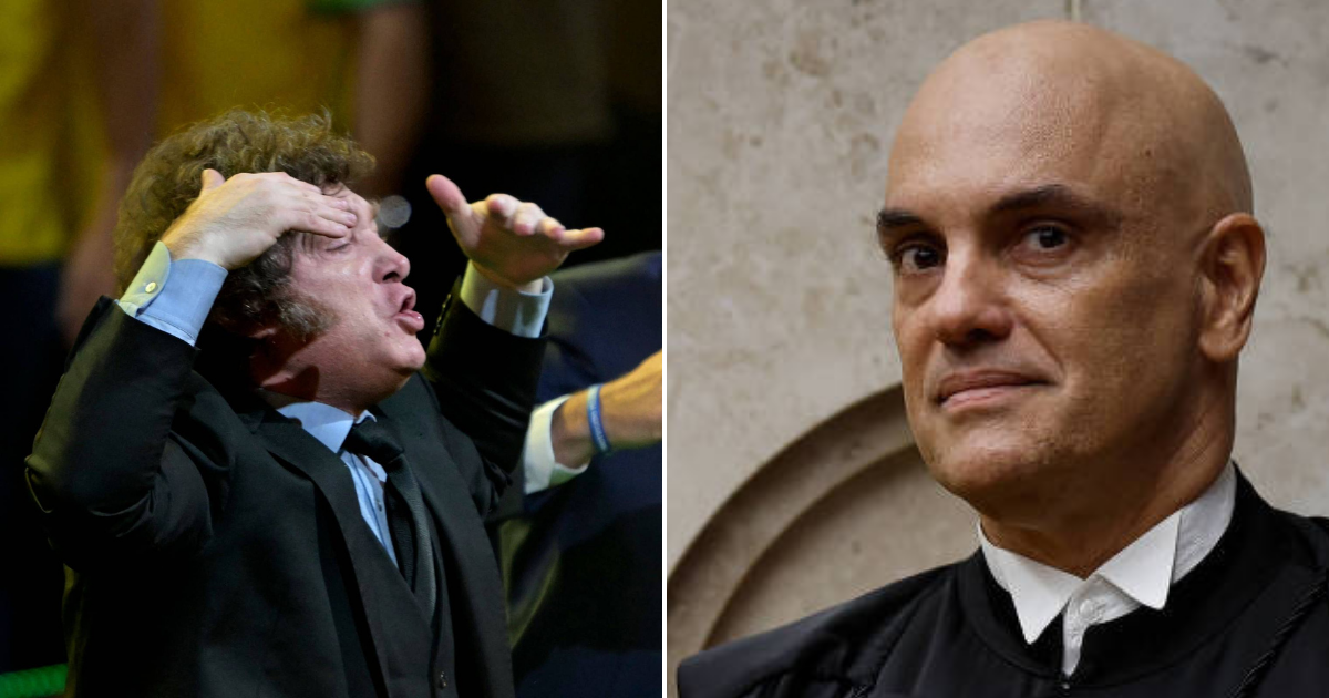 Milei-chama-Alexandre-de-Moraes-de-lixo-careca-durante-convencao-do-PL