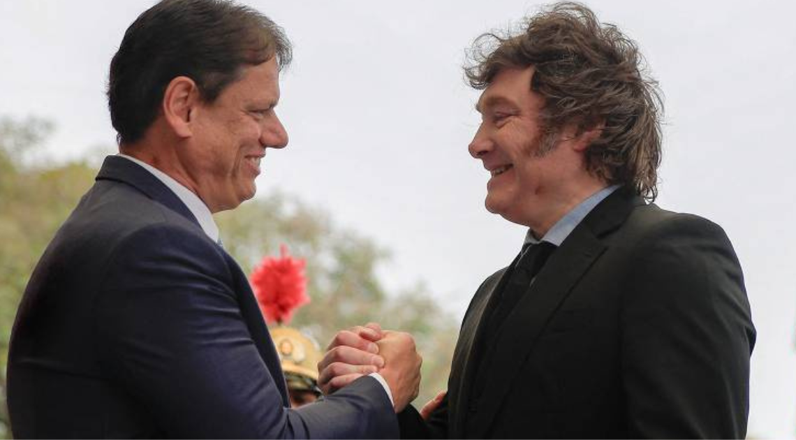 Milei-e-Tarcisio-discutem-cooperacao-economica-entre-Sao-Paulo-e-Argentina