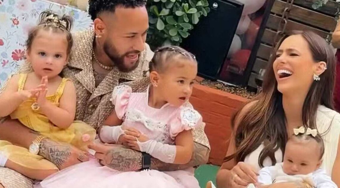 Filhas de Neymar Jr., Mel e Helena ganham festa conjunta e detalhes da comemoração encantam a web