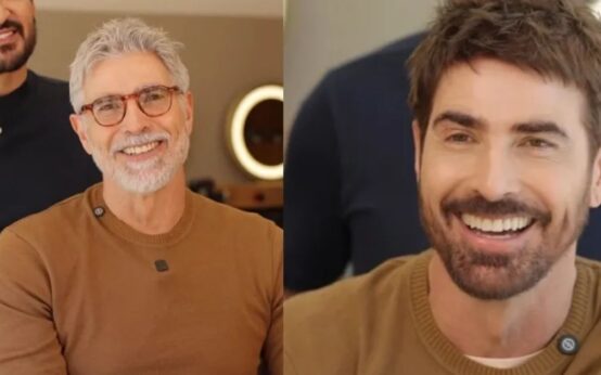 Reynaldo Gianecchini surpreende ao abandonar cabelos grisalhos e novo visual chama atenção dos fãs
