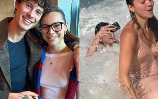 Irmã de Shawn Mendes é batizada em praia no Rio e momento descontraído com cantor chama atenção dos fãs