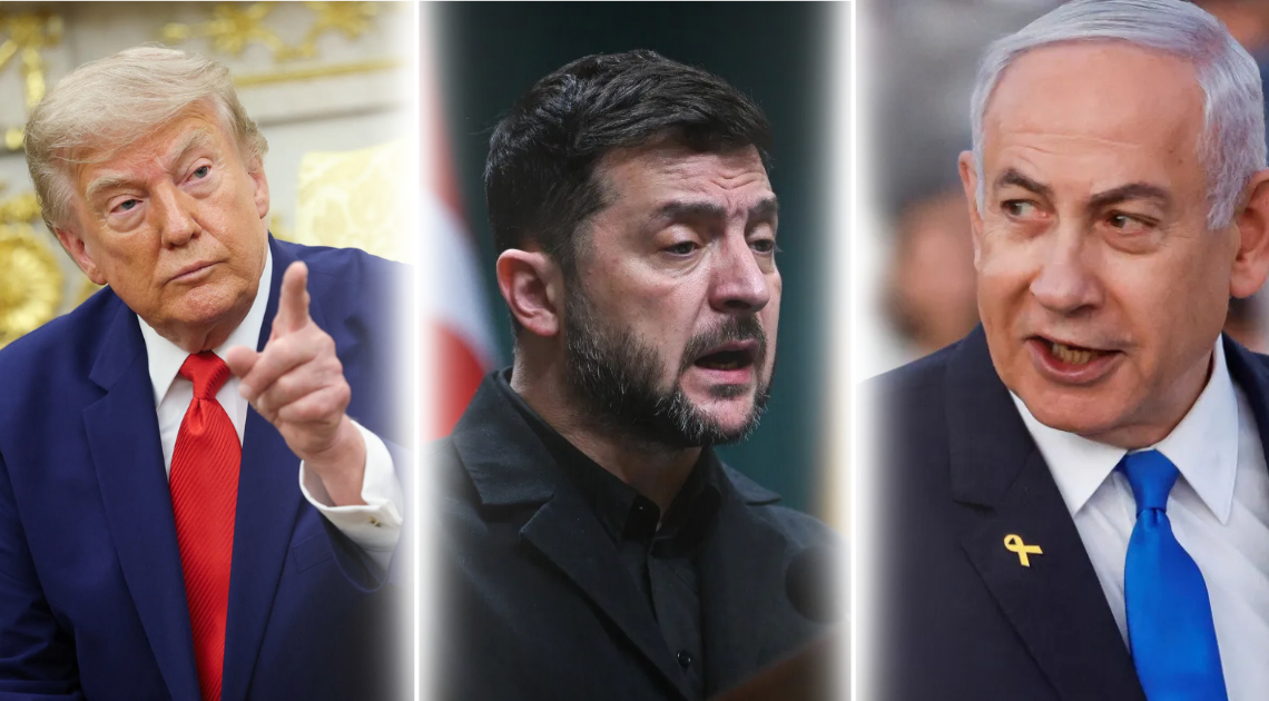 Trump-reune-Zelensky-e-Netanyahu-na-Casa-Branca-para-discutir-guerras-e-seguranca-internacional